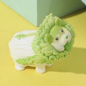 Statso Vegetable Fairy Gachapon Lettuce Dog Mini Figurine